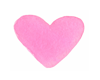 A pink heart on a white backgroundDescription automatically generated