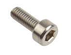 A close up of a screw

Description automatically generated