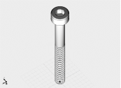 A screw with a nut

Description automatically generated