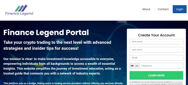 Finance Legend website