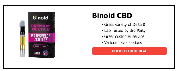 Binoid CBD Delta 8 Vape Carts